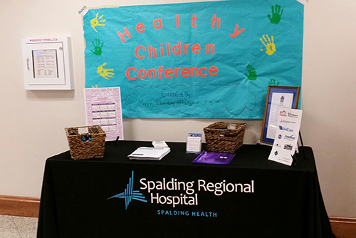 Healthy Children Conference Spalding Regional Hospital Table