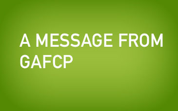 A Message from GaFCP