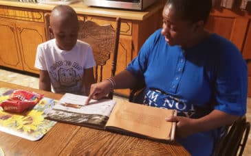 Hancock-Reading-together
