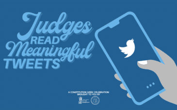 Judges Read Meaningful Tweets